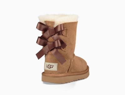 UGG Bailey Bow II Big Kids Boots Chestnut/ Brown - AU 914ZS